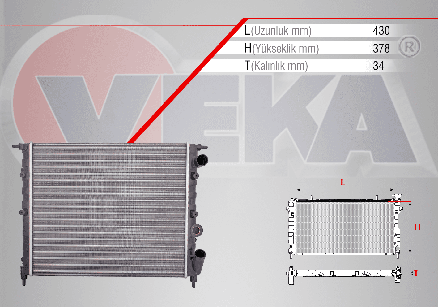 SU RADYATORU MEKANIK RENAULT R19 1.4 KARBURATORLU KLIMASIZ M-T 1988-2001