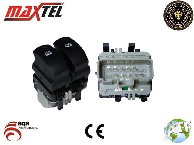 CAM ACMA DUGMESI SOL 10 PIN GRI CLIO III