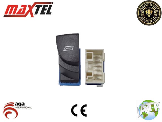 CAM ACMA DUGMESI ON SAG 6 PIN MAVI-BEYAZ KASASIZ DUCATO II