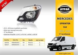 FAR SOL MOTORLU MERCEDES SPRINTER 14 18