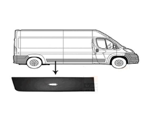 ARKA ÇAMURLUK SAĞ ÖN KUŞAĞI (DELİKLİ) DUCATO 2007-