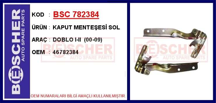 KAPUT MENTESESI SOL DOBLO II 2000-2009