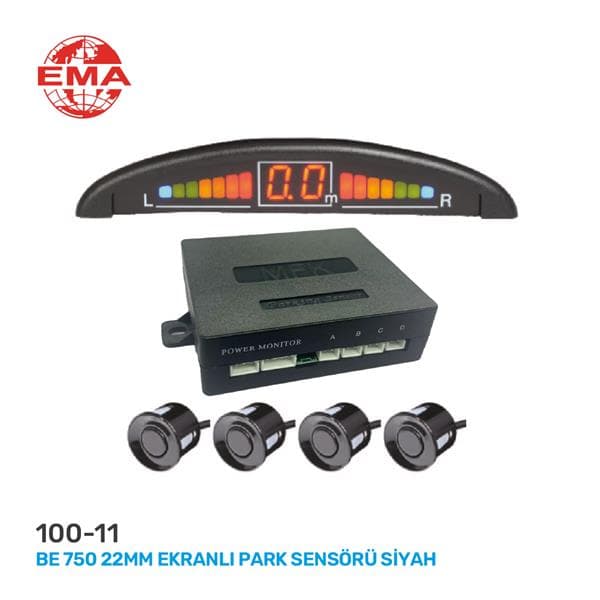 PARK SENSORU SIYAH BE-750 22MM EKRANLI