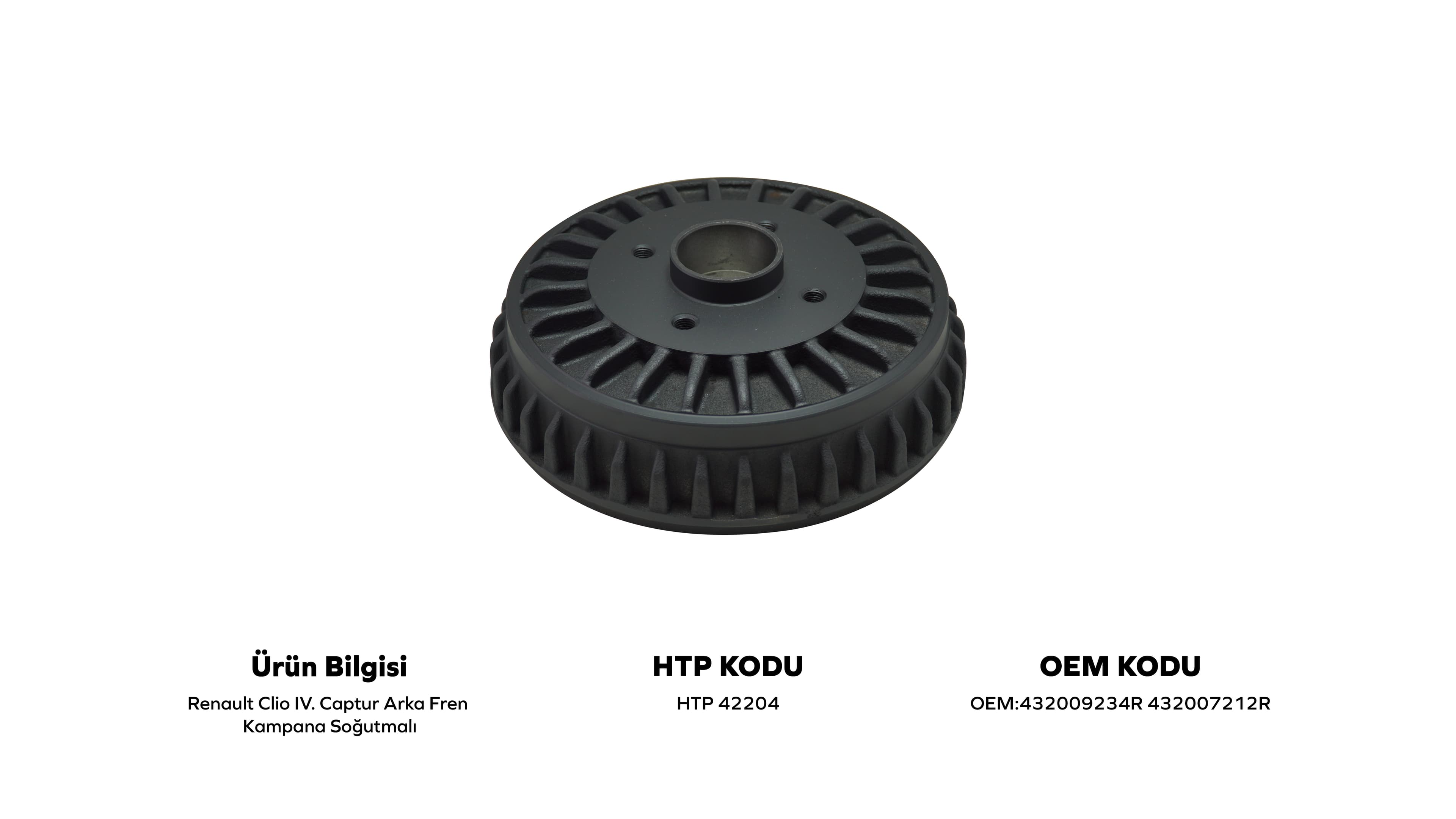 ARKA KAMPANA 2295mm SOGUTMALI TIRNAKLI CLIO IV HB/CAPTUR