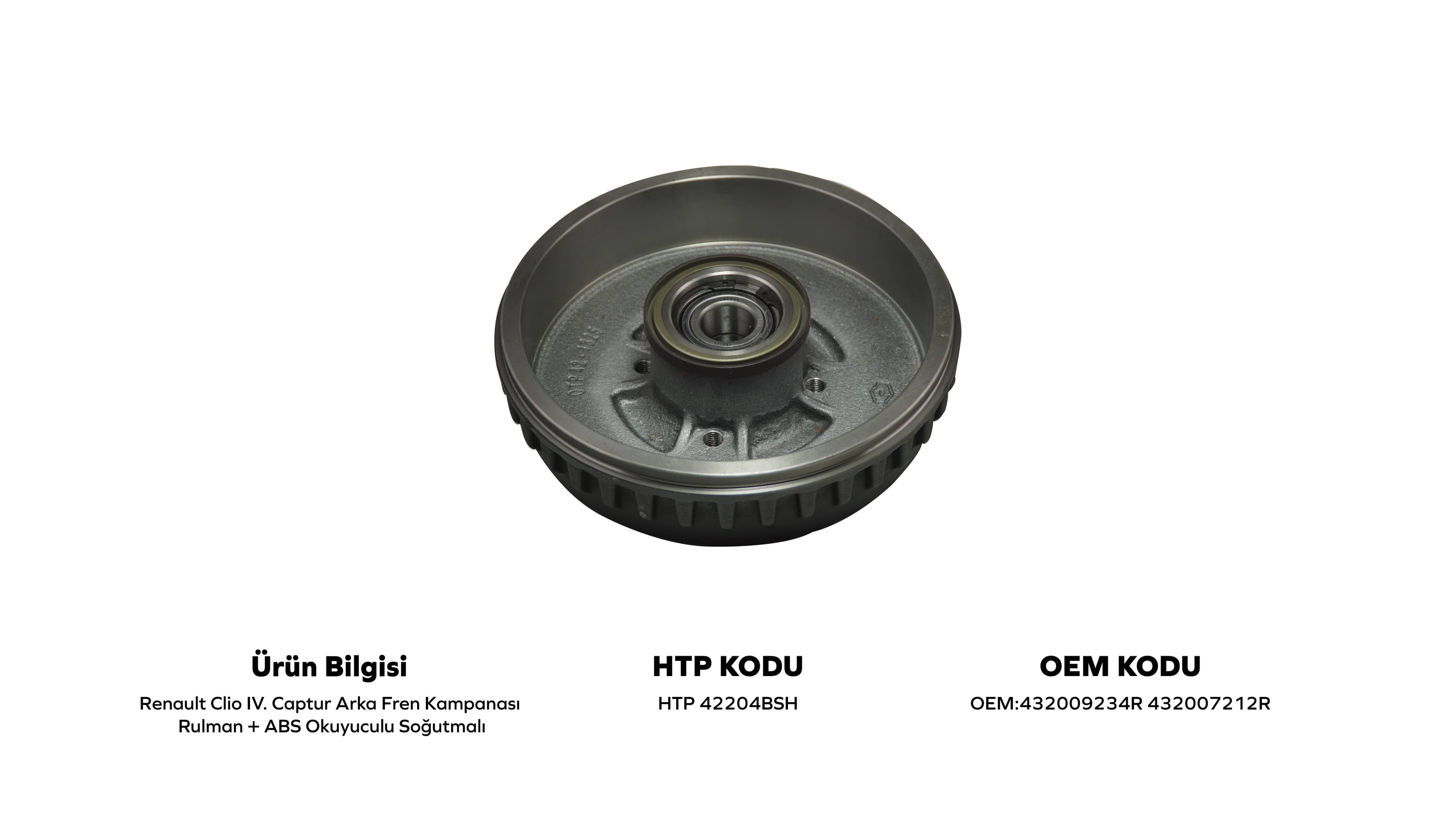 ARKA KAMPANA BILYALI+ABS OKUYUCULU 2295mm SOGUTMALI TIRNAKLI CLIO IV HB/CAPTUR