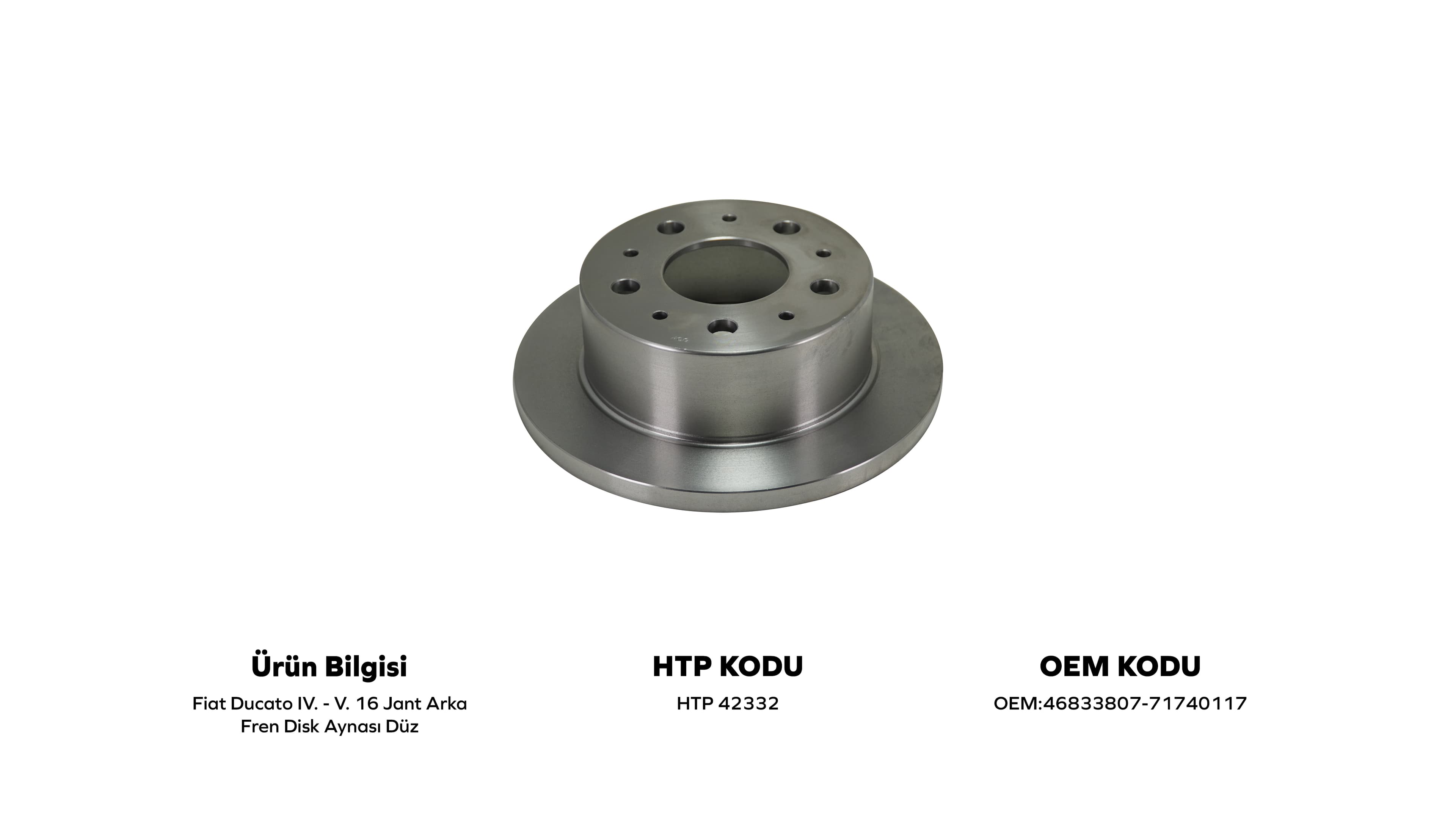 ARKA FREN DISK AYNASI DUZ DUCATO IV-V