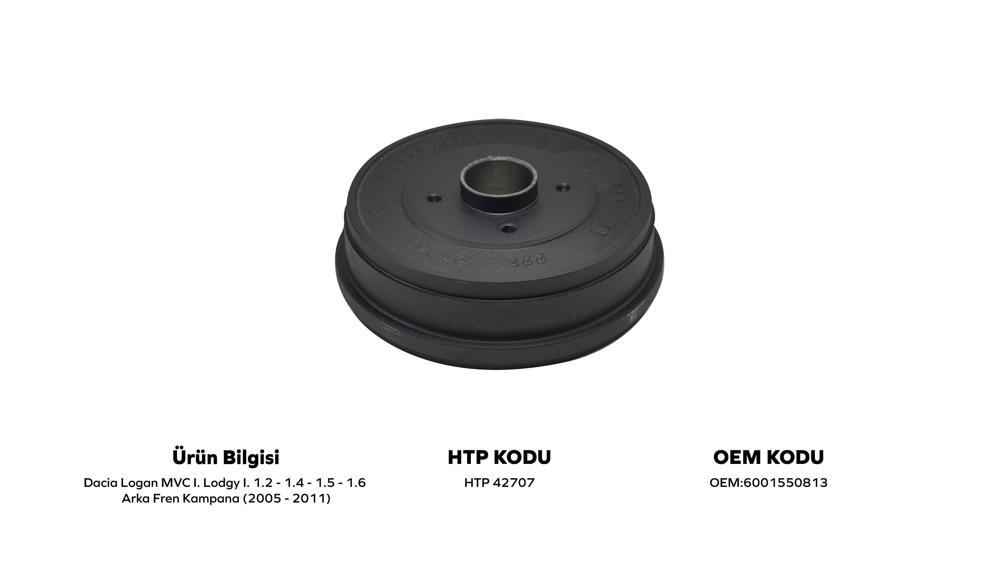 ARKA KAMPANA 229.5mm LOGAN MCV/LODGY 1.4/1.5DCI/1.6 16V