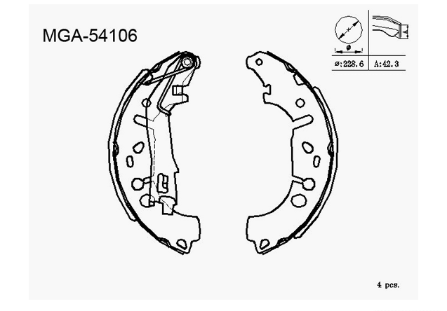 KAMPANA BALATA LEVYELI FIAT LINEA GR