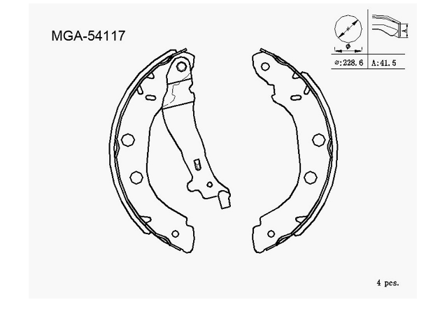KAMPANA BALATA LEVYELI 42MM KANGO