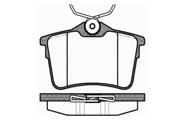 ARKA FREN DISK BALATA WVA 24765 ( PEUGEOT : PARTNER TEPEE 1.6 16V 1.6 HDI 08-- 308 SW 07-- / CITROEN : BERLINGO 08-- )