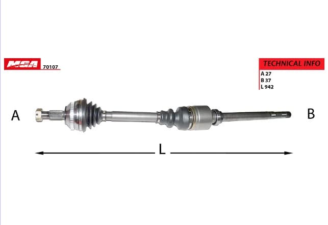 AKS SAG-ABSLI-48DIS-SCUDO EXPERT / 806 CITROEN JUMPY 1.9TD