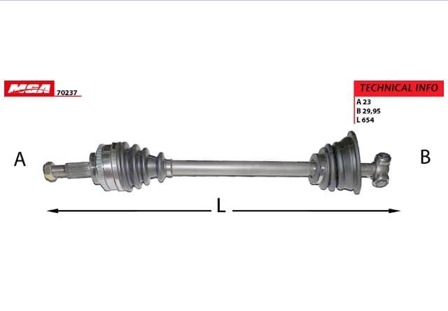 AKS KOMPLE SOL ABSLI MEGANE I 1.9 F9Q
