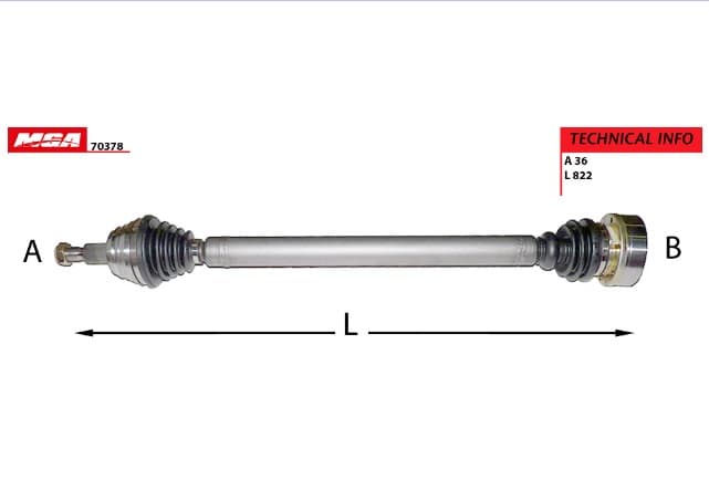 AKS KOMPLE SAG-VWGOLF IV/BORA/SEATTOLEDO/SKODAOCTAVIA1,9 AGR