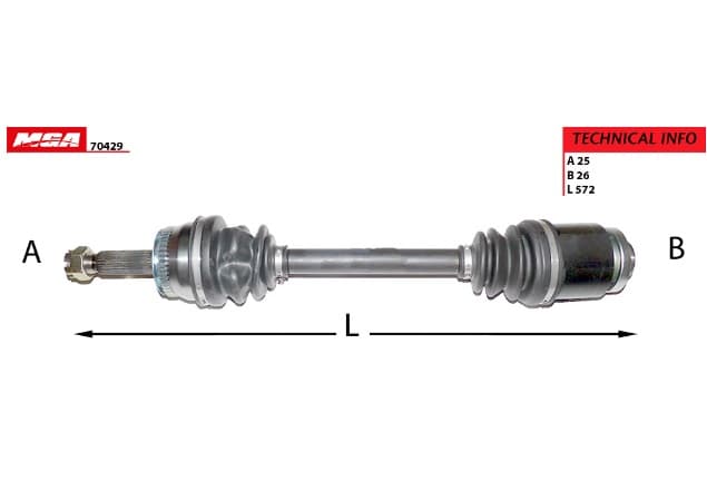 AKS KOMPLE SAG-HYUNDAIACCENT 03/06ADMIRE1.5 CRDI 3CYL DIZEL