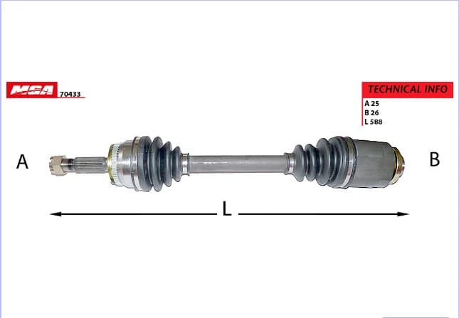 AKS KOMPLE SAG-ABSLI-HYUNDAIACCENT-ERA 07/111.5 CRDIDIZEL MATRIX DIZEL 00- / RIO DIZEL 06-11