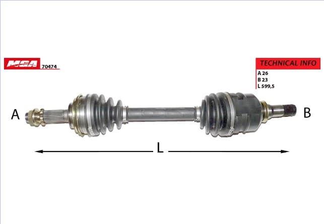 AKS KOMPLE SAG TOYOTA COROLLA 88-98 AE100 AE101 AE111 ABSSIZ