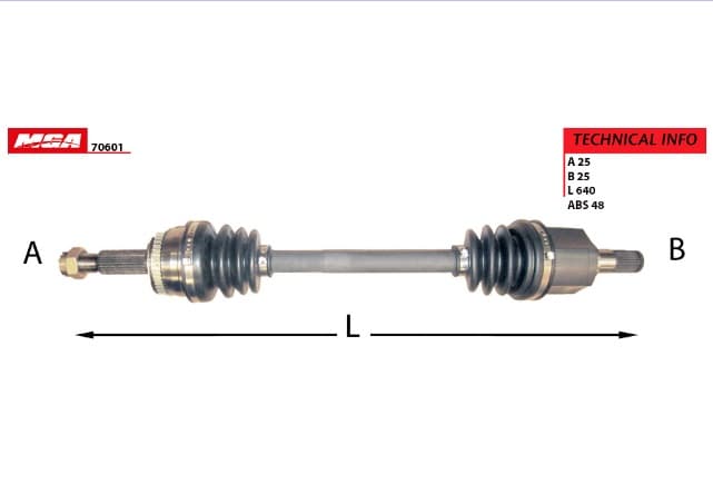 AKS KOMPLE SOL HYUNDAI ACCENT ERA 1.4 1.6 2006-/ ABSLI