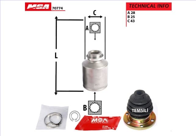 AKS KAFA IC SAG-KIASORENTO 02/05 28x25x43