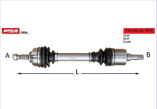 AKS SOL KOMPLE- CITROENC5 DW10ATED 2.0HDI 8V ES9J4S 3.0 24V 01-08