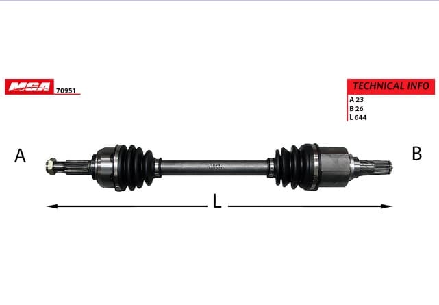AKS KOMPLE SOL-NISSANMICRAK12 1.5DCI2003/ NOTEE11 1.5 DCI2006/