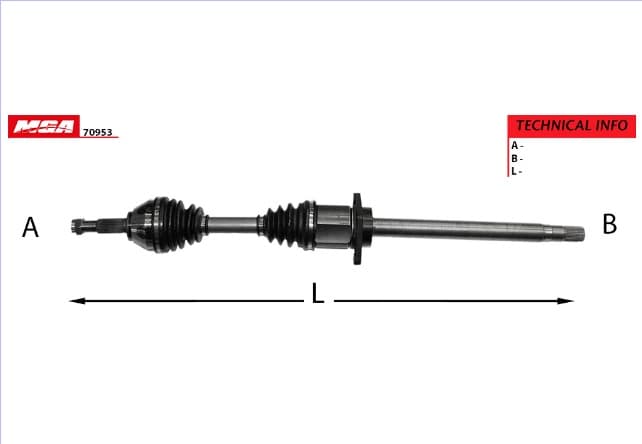 AKS KOMPLE SAG-NISSANQASHQAI-XTRAIL2.0DCI07/ RENAULTKOLEOS2.0 DCI OTOMATIK 29x30x971mm