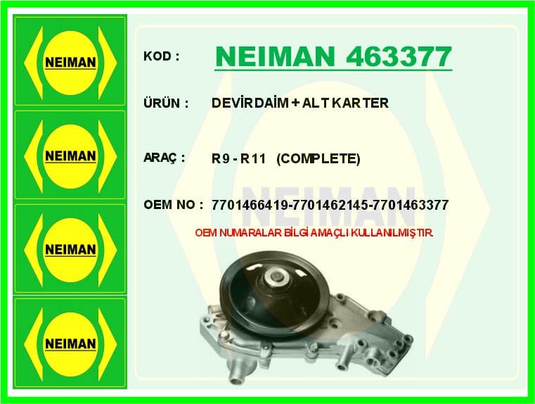 DEVIRDAIM ALT KARTER R9/R11 (COMPLETE)