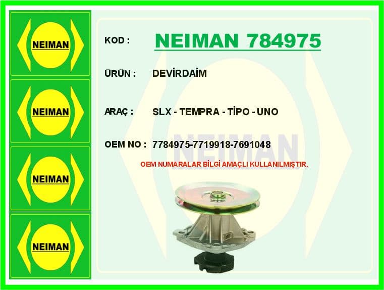 DEVIRDAIM SLX/TEMPRA/TIPO/UNO