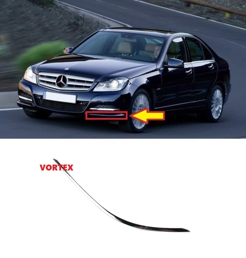 ÖN TAMPON NİKELAJI SOL W204 2011-