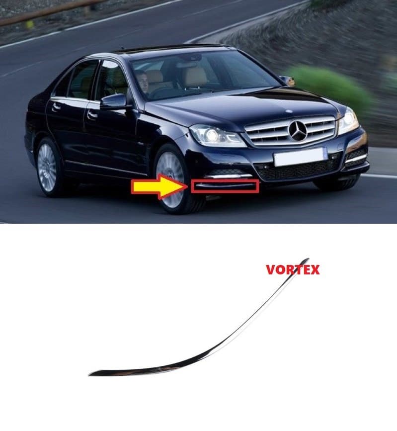 ÖN TAMPON NİKELAJI SAĞ W204 2011-