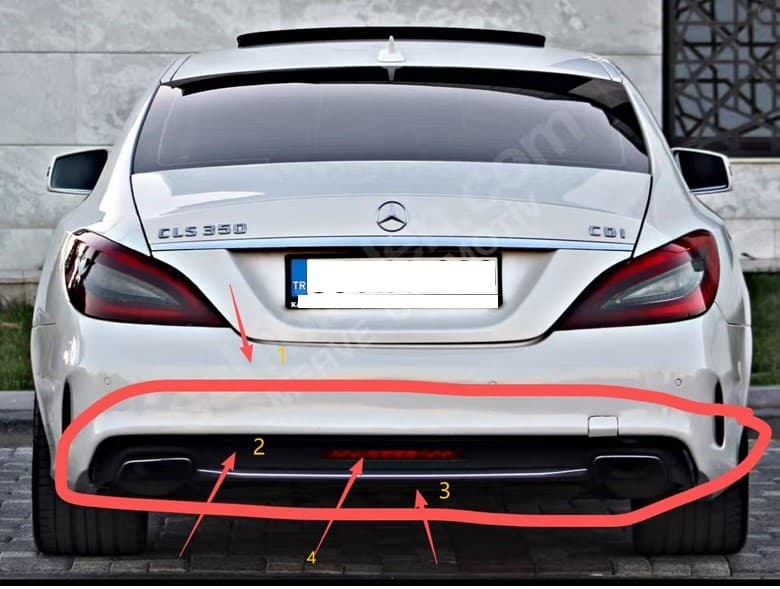 ARKA TAMPON AMG SET W218 2015-